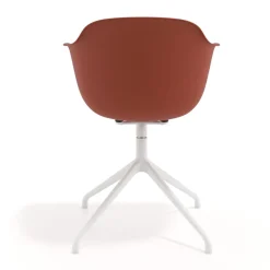Sedia per Riunioni Alice, base piramidale