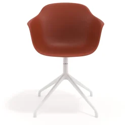 Sedia per Riunioni Alice, base piramidale