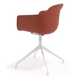 Sedia per Riunioni Alice, base piramidale