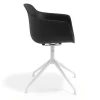 Sedia per Riunioni Alice, base piramidale