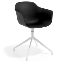 Sedia per Riunioni Alice, base piramidale