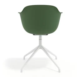Sedia per Riunioni Alice, base piramidale