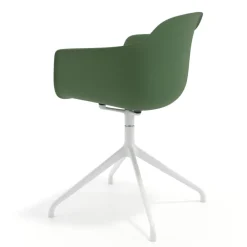 Sedia per Riunioni Alice, base piramidale