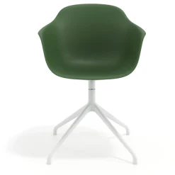 Sedia per Riunioni Alice, base piramidale