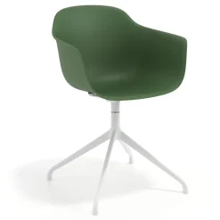 Sedia per Riunioni Alice, base piramidale