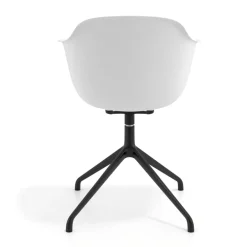 Sedia per Riunioni Alice, base piramidale