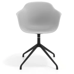 Sedia per Riunioni Alice, base piramidale
