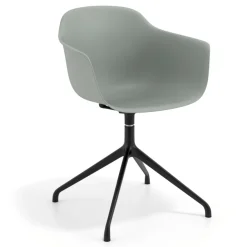 Sedia per Riunioni Alice, base piramidale