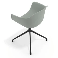 Sedia per Riunioni Alice, base piramidale