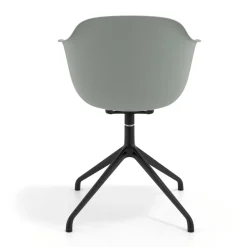 Sedia per Riunioni Alice, base piramidale