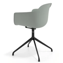 Sedia per Riunioni Alice, base piramidale