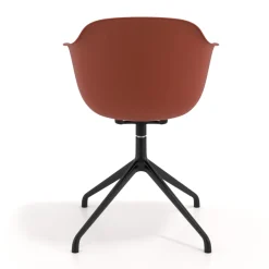 Sedia per Riunioni Alice, base piramidale