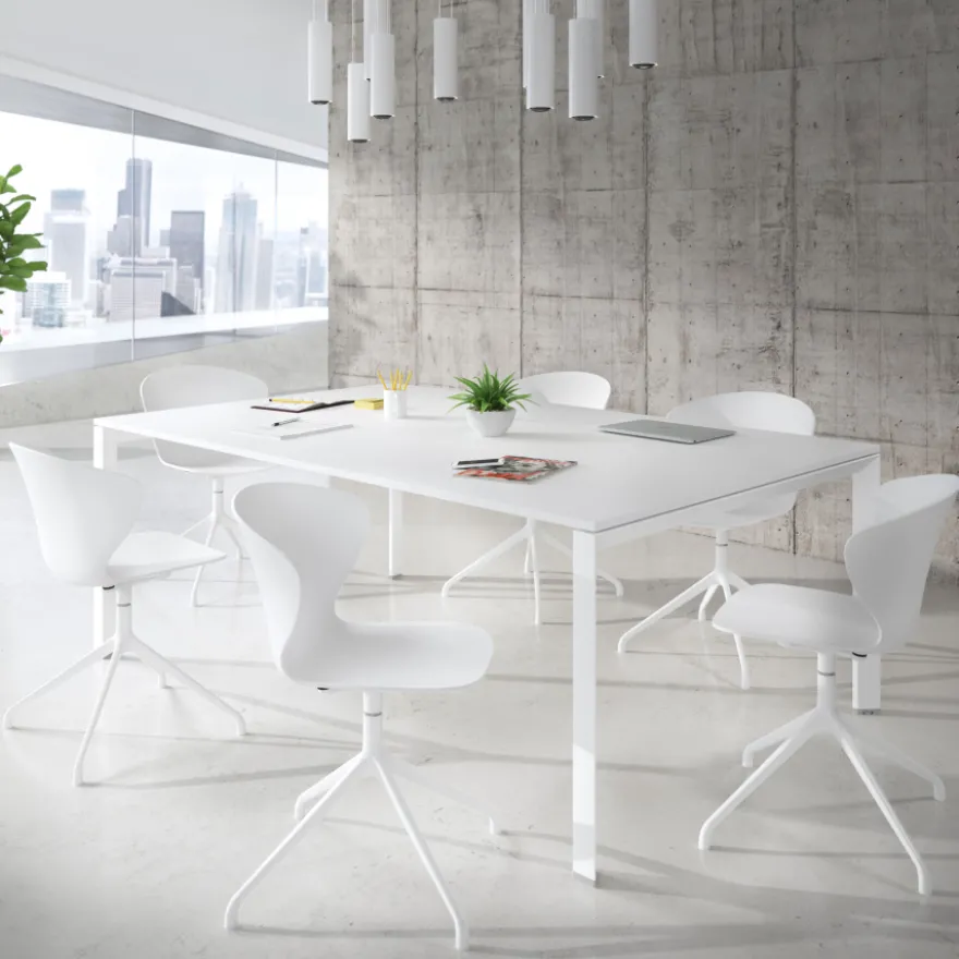 Sedia per Riunioni Emily, base piramidale