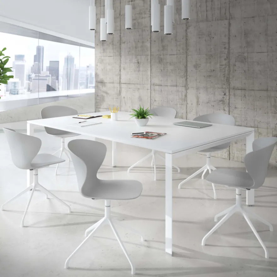 Sedia per Riunioni Emily, base piramidale