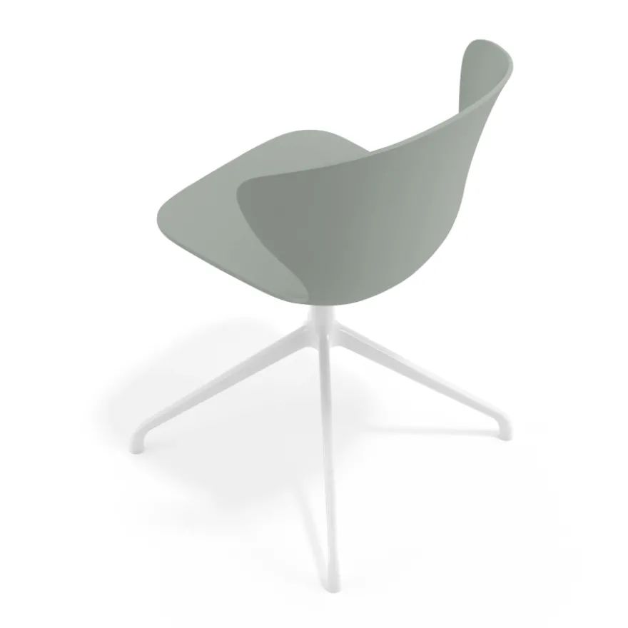 Sedia per Riunioni Emily, base piramidale