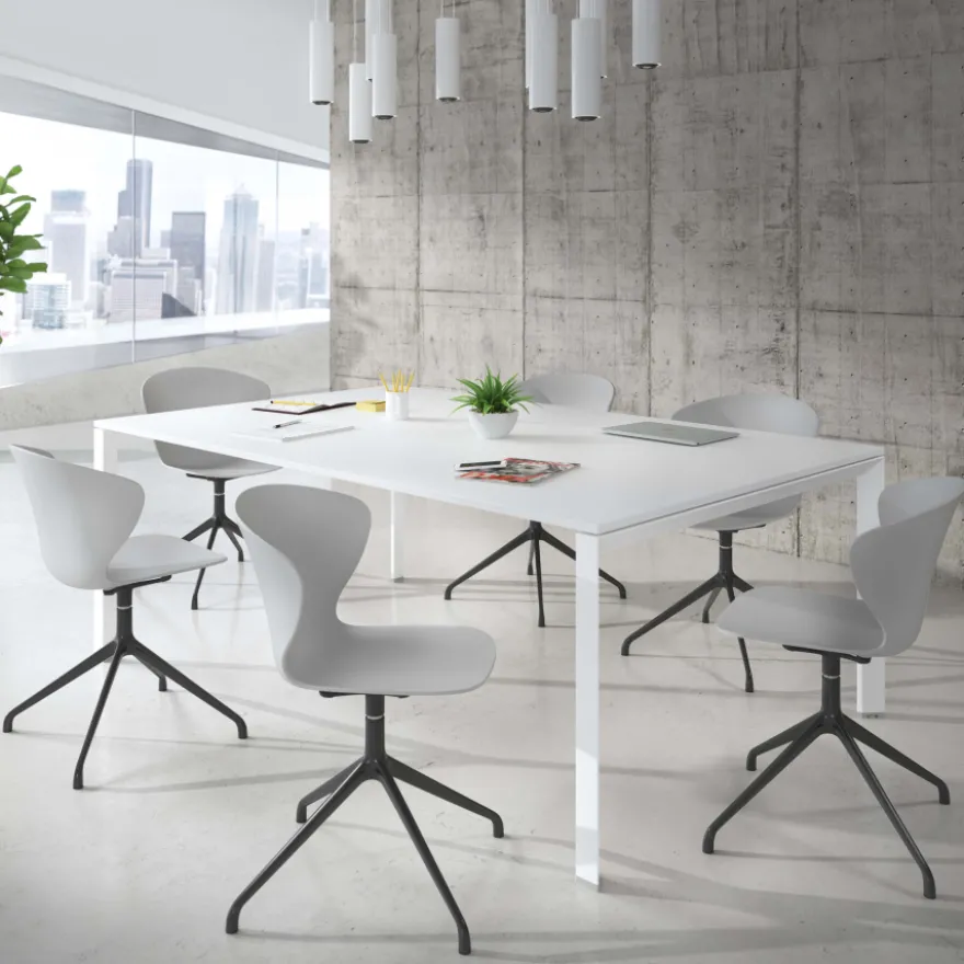 Sedia per Riunioni Emily, base piramidale