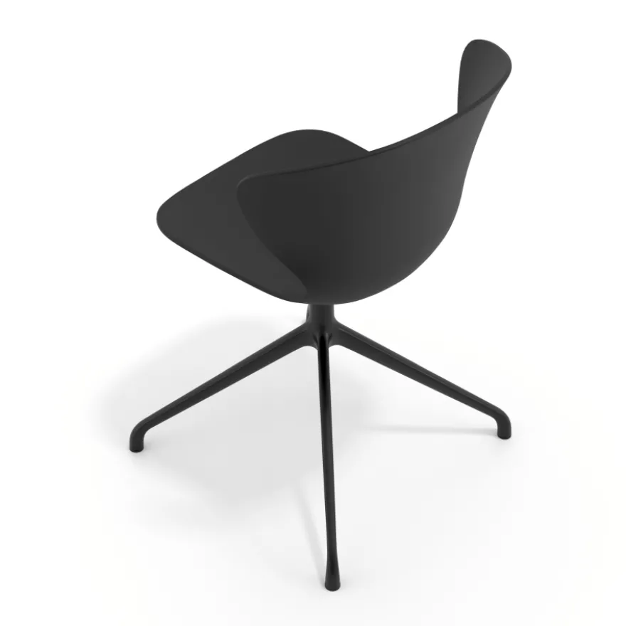 Sedia per Riunioni Emily, base piramidale