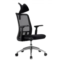 Sedia per ufficio ergonomica Shifter, con poggiatesta, rete
