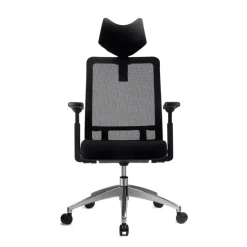 Sedia per ufficio ergonomica Shifter, con poggiatesta, rete