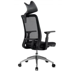 Sedia per ufficio ergonomica Shifter, con poggiatesta, rete