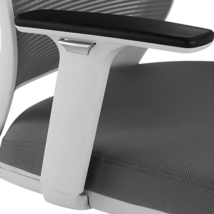 Sedia per ufficio operativa Dama white, schiuma iniettata