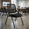 Sedia pieghevole Smart con schienale in rete, impilabile