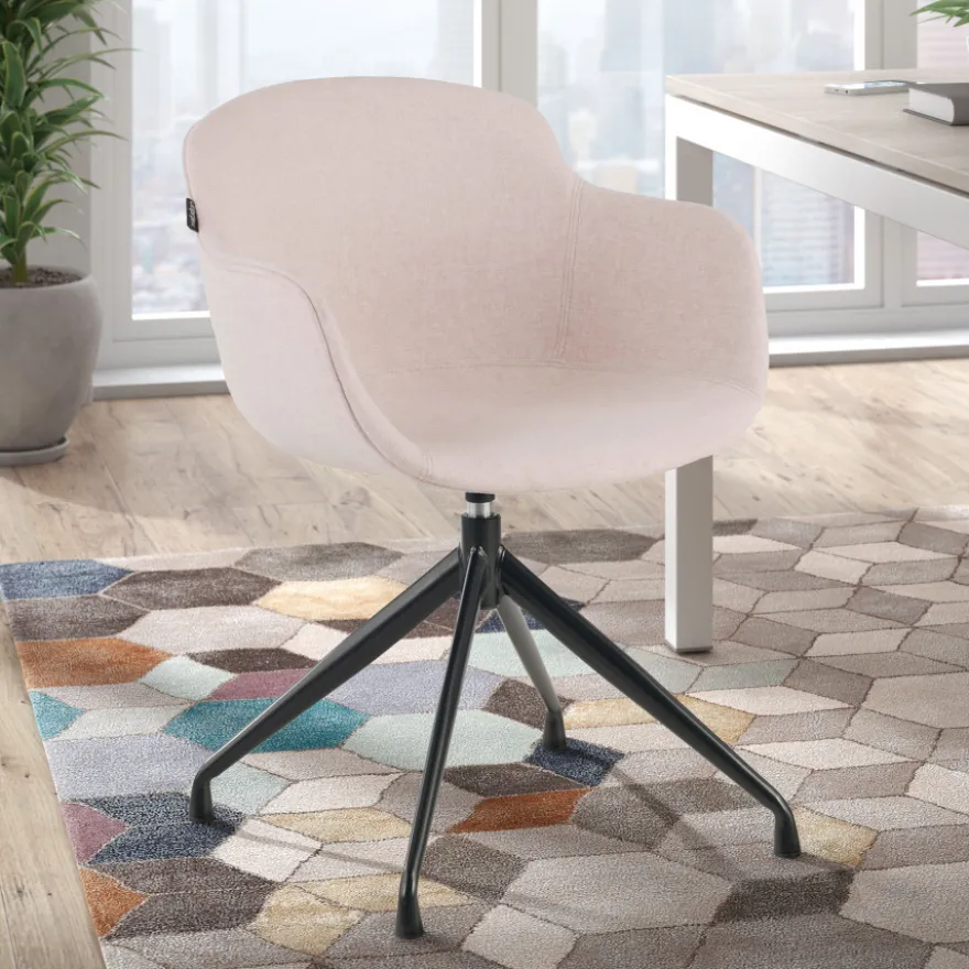 Sedia Riunione Laure, Girevole, Confortevole e resistente