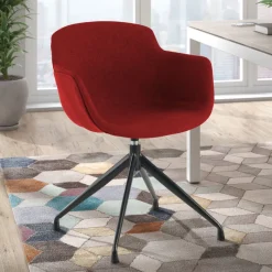 Sedia Riunione Laure, Girevole, Confortevole e resistente