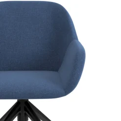Sedia riunioni con ruote Greta, base in alluminio