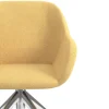 Sedia riunioni con ruote Greta, base in alluminio