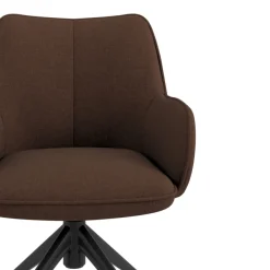 Sedia riunioni con ruote Nora, base in alluminio