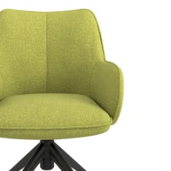 Sedia riunioni con ruote Nora, base in alluminio