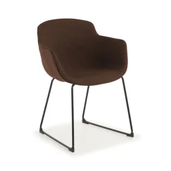 Sedia Sala Attesa Laure, Cantilever, Imbottitura Spessa, Imbottita