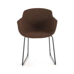 Sedia Sala Attesa Laure, Cantilever, Imbottitura Spessa, Imbottita