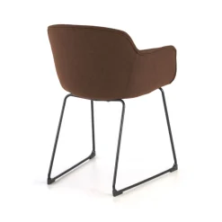 Sedia Sala Attesa Laure, Cantilever, Imbottitura Spessa, Imbottita