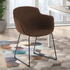 Sedia Sala Attesa Laure, Cantilever, Imbottitura Spessa, Imbottita