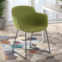 Sedia Sala Attesa Laure, Cantilever, Imbottitura Spessa, Imbottita