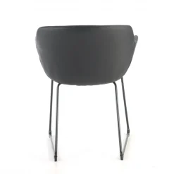 Sedia Sala Attesa Ores, Cantilever, Sedile Imbottito, Pelle