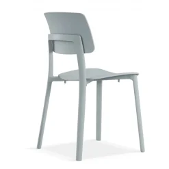 Sedia Sala d'Attesa Etna, design minimalista e impilabile