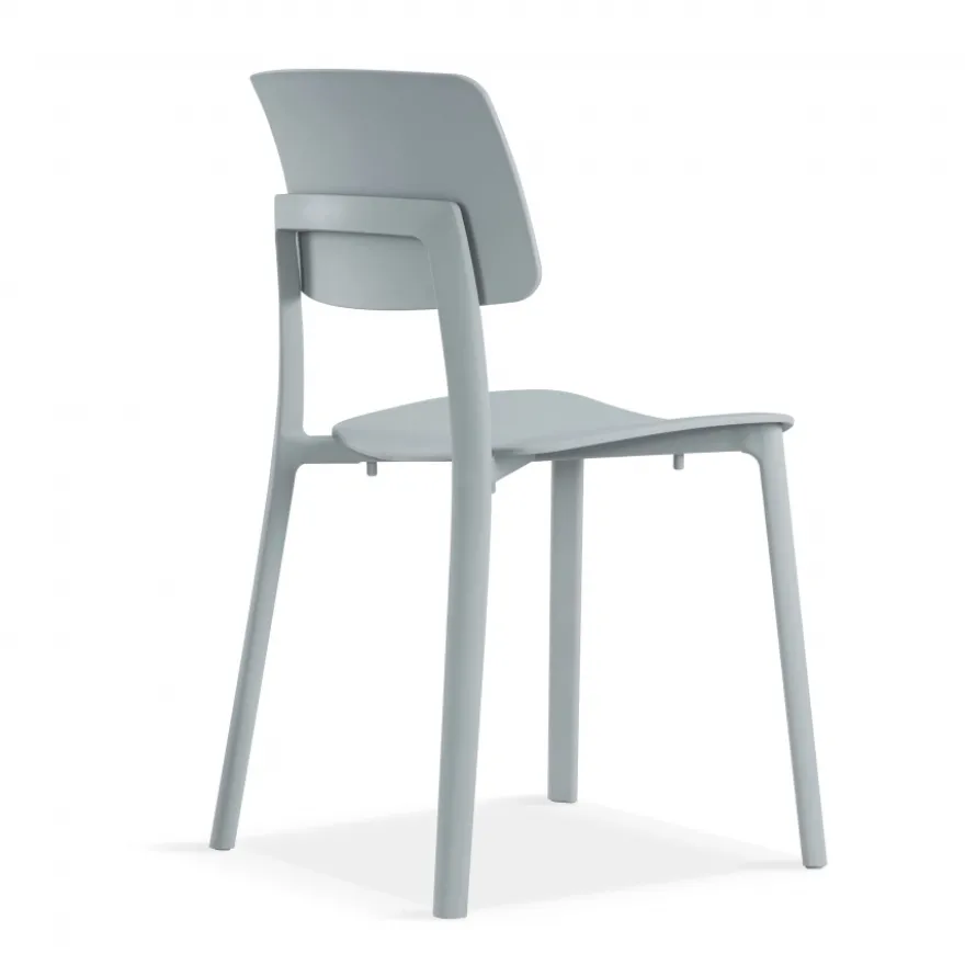 Sedia Sala d'Attesa Etna, design minimalista e impilabile