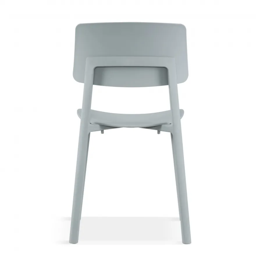 Sedia Sala d'Attesa Etna, design minimalista e impilabile