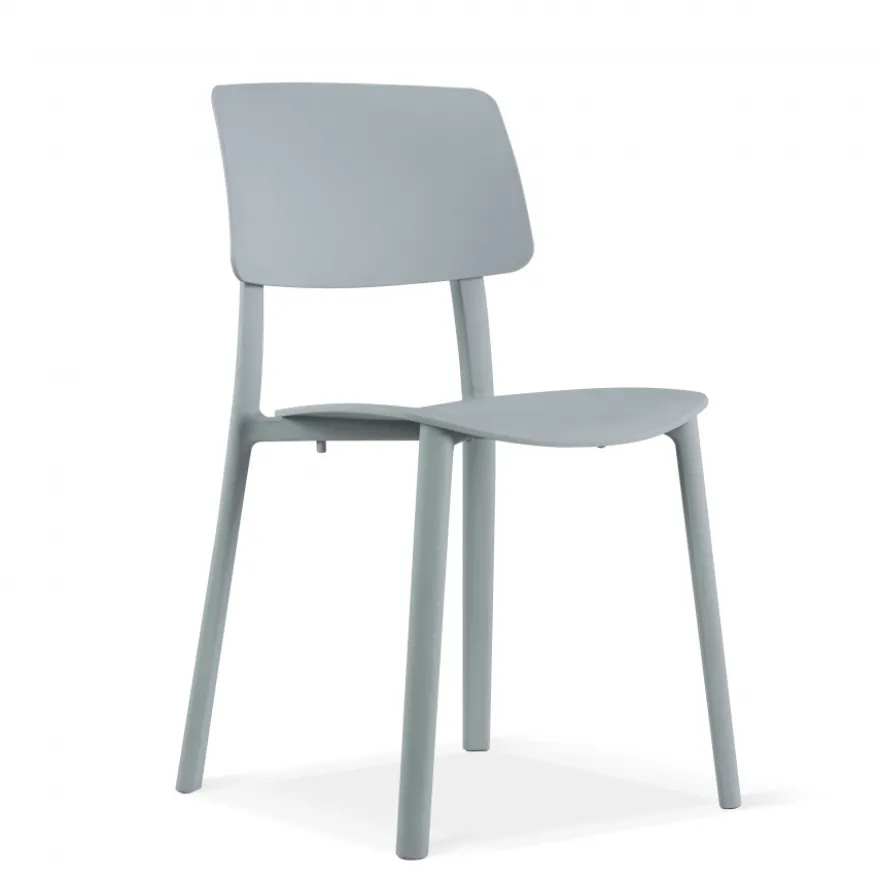Sedia Sala d'Attesa Etna, design minimalista e impilabile