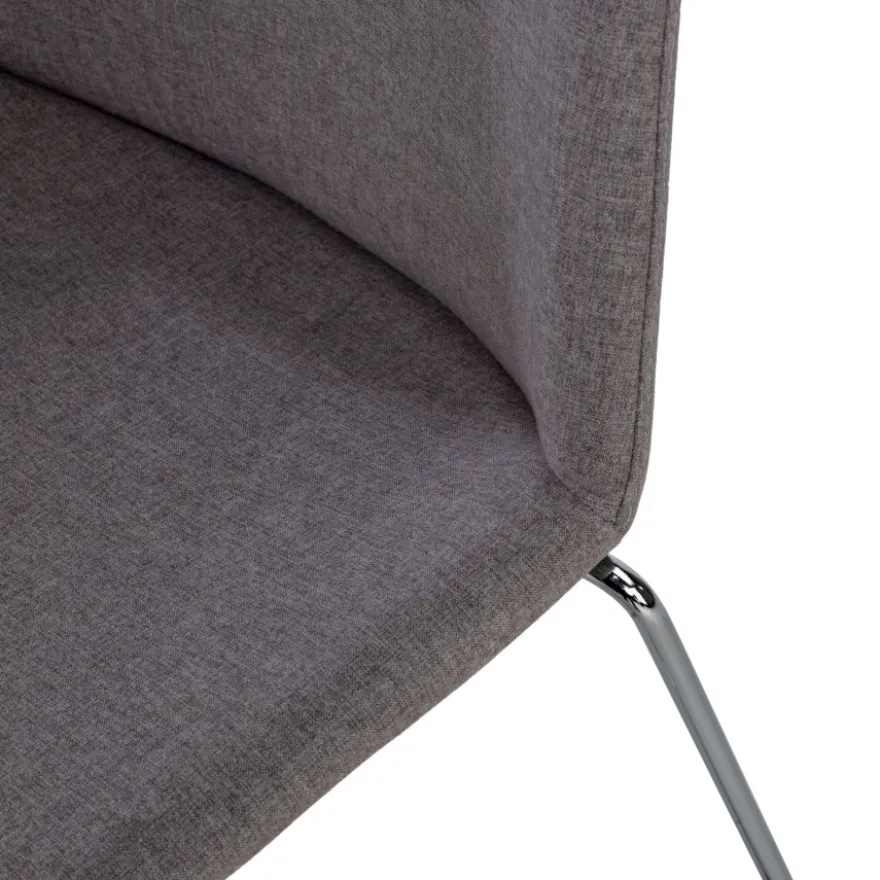 Sedia Sala d'Attesa Flow, schienale ergonomico, slitta