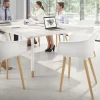 Sedia Scandinava Alice, Gambe in Legno
