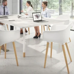 Sedia Scandinava Alice, Gambe in Legno