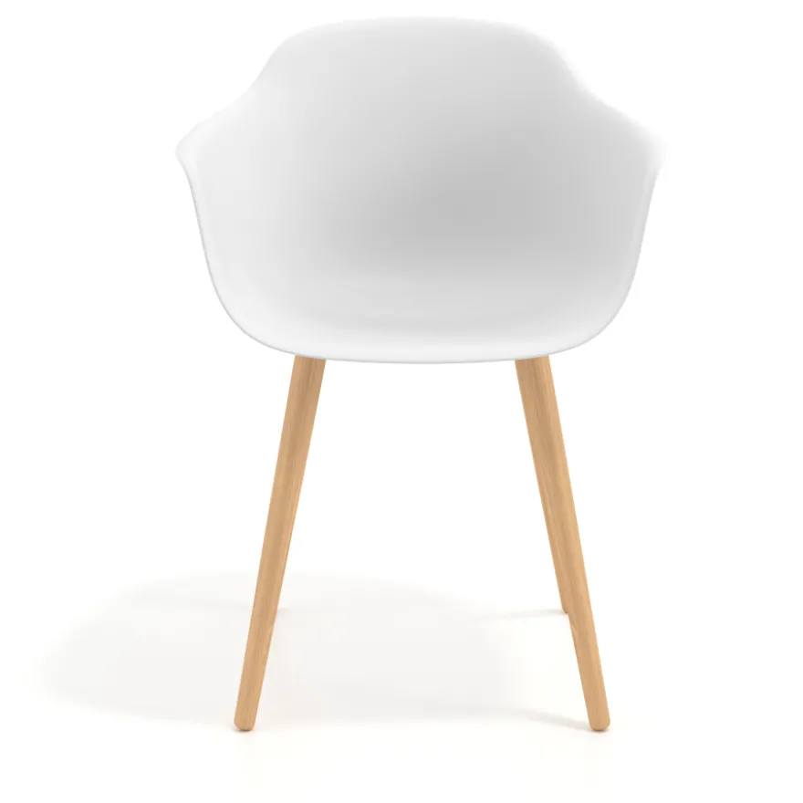 Sedia Scandinava Alice, Gambe in Legno
