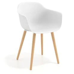 Sedia Scandinava Alice, Gambe in Legno