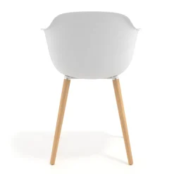 Sedia Scandinava Alice, Gambe in Legno