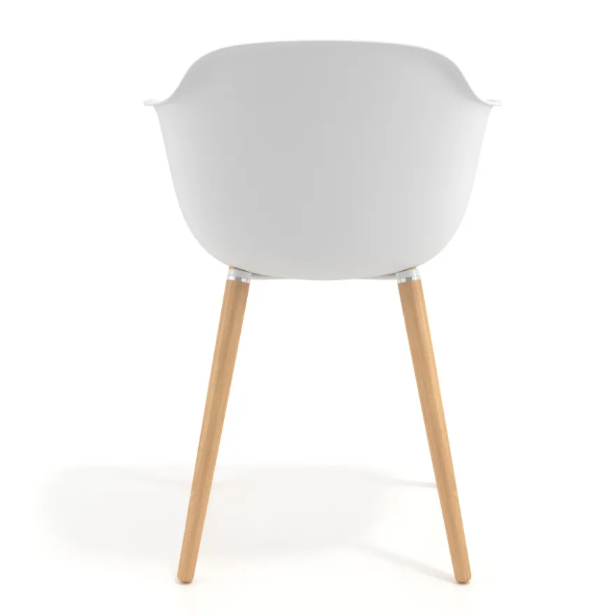 Sedia Scandinava Alice, Gambe in Legno