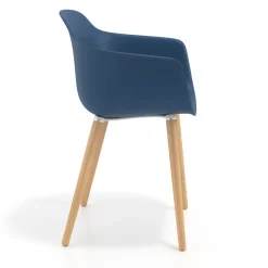 Sedia Scandinava Alice, Gambe in Legno